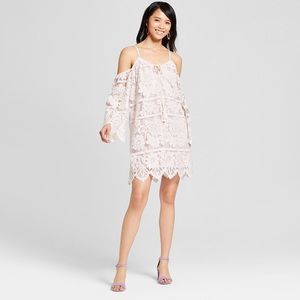 XHILARATION Long Sleeve Cold Shoulder dress